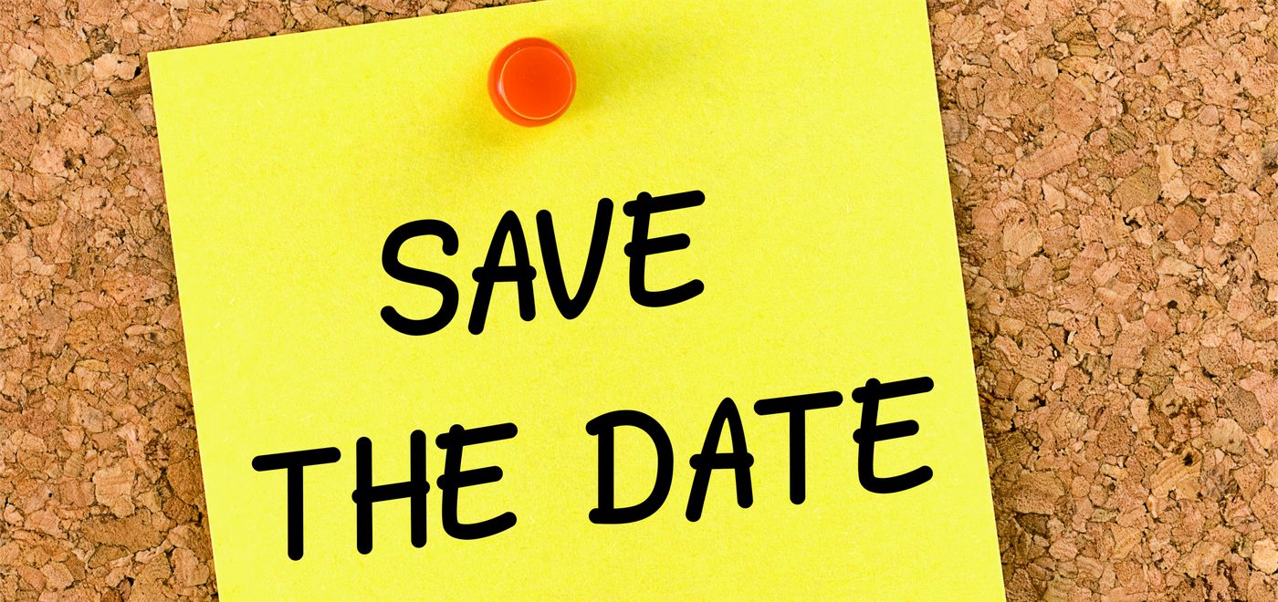 Save the date note